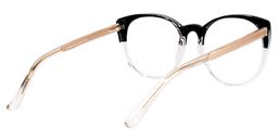 Manley Cateye Black-Clear Glasses3