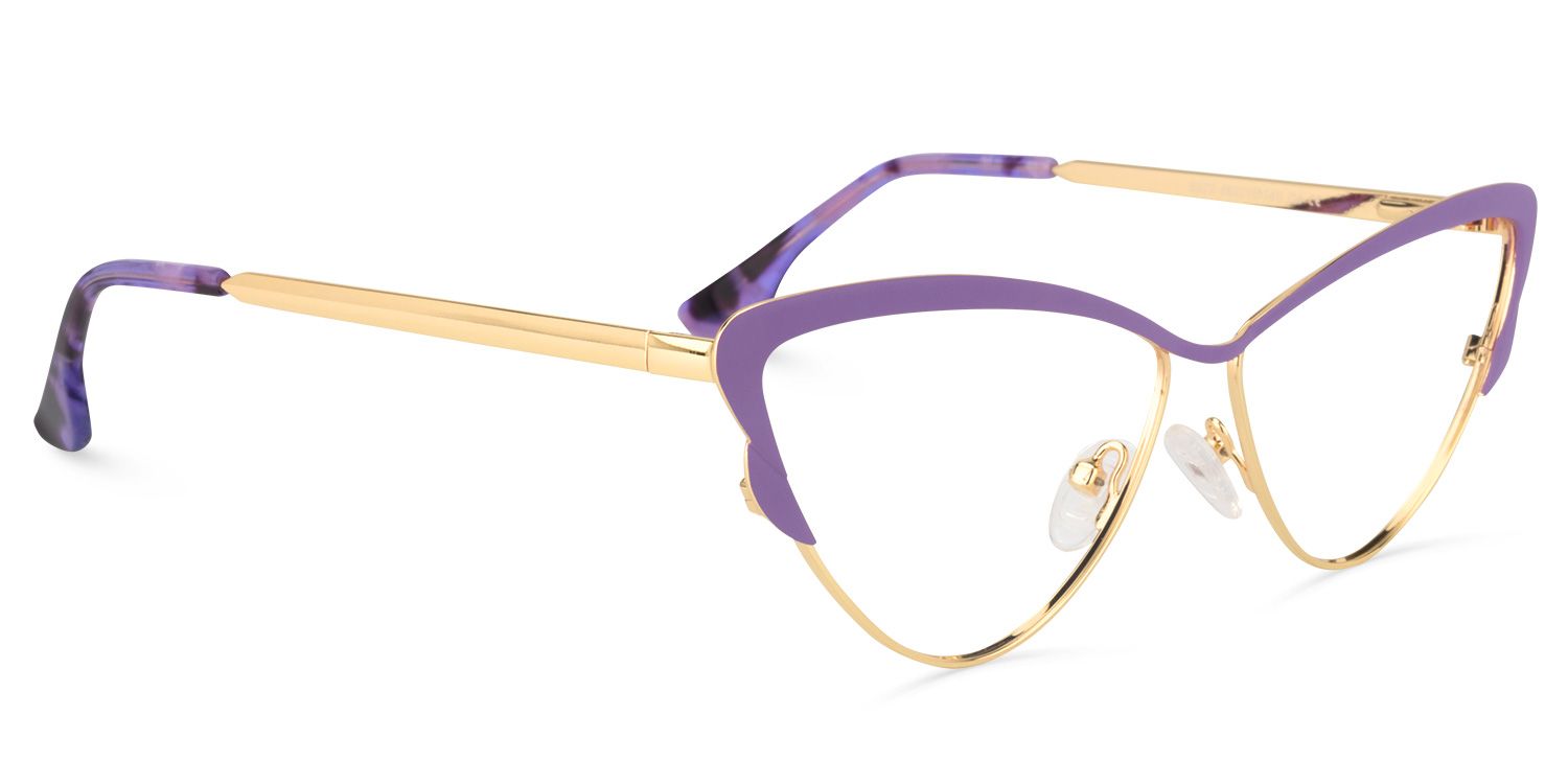 Cat Eye Purple Glasses | Zeelool Glasses1