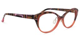 Doherty Cat Eye Red Glasses1