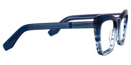 Armelin Cateye Blue Glasses2