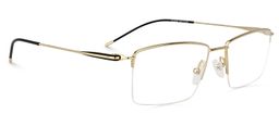 Edwin Rectangle Gold Glasses2