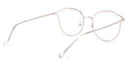Edwards Geometric Rose-Gold Glasses4