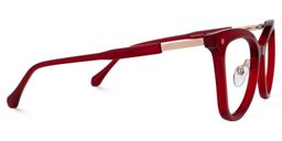 Sonya Cateye Red Glasses2