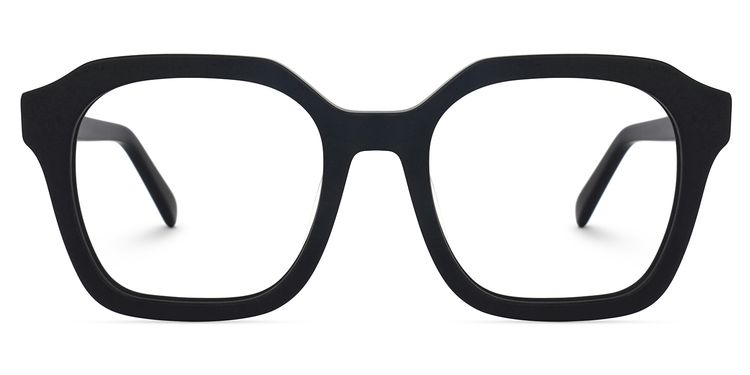 Crittenden Square Black Glasses