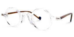 Sauri Round Clear Glasses1