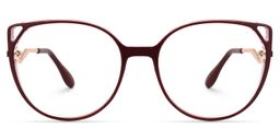 Hinkson Cateye Red Glasses0