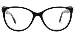 Maricella Cateye Black Glasses0