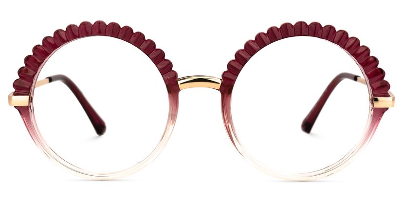 Escuela Round Red Glasses