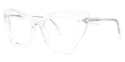 Roldan Cateye Clear Glasses1