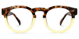 Syckle Round Two-Tone Glasses0