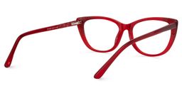 Eddie Cateye Red Glasses4