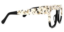 Carolann Black Square Glasses2