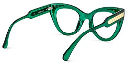 Farrar Cateye Dark-Green Glasses4