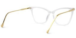 Hilary Butterfly Clear Glasses5