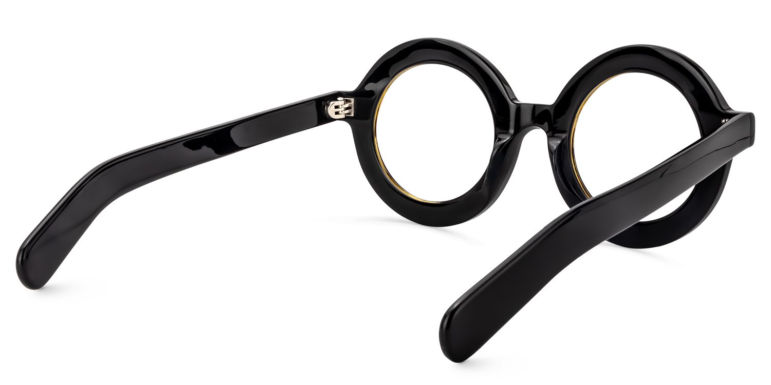 Round Black Glasses | Zeelool Glasses4