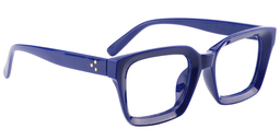 Ena Rectangle Blue Reading Glasses3