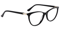Imogene Oval Black Glasses3