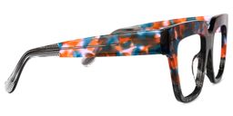 Carolann Square Black-Clear Glasses2