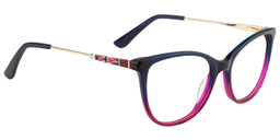 Aggy Cateye Purple Glasses3