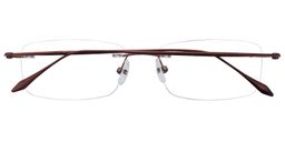 Marie Rectangle Titanium Glasses4