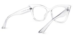Farah Cateye Clear Glasses4