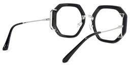 Mariah Geometric Black Glasses4
