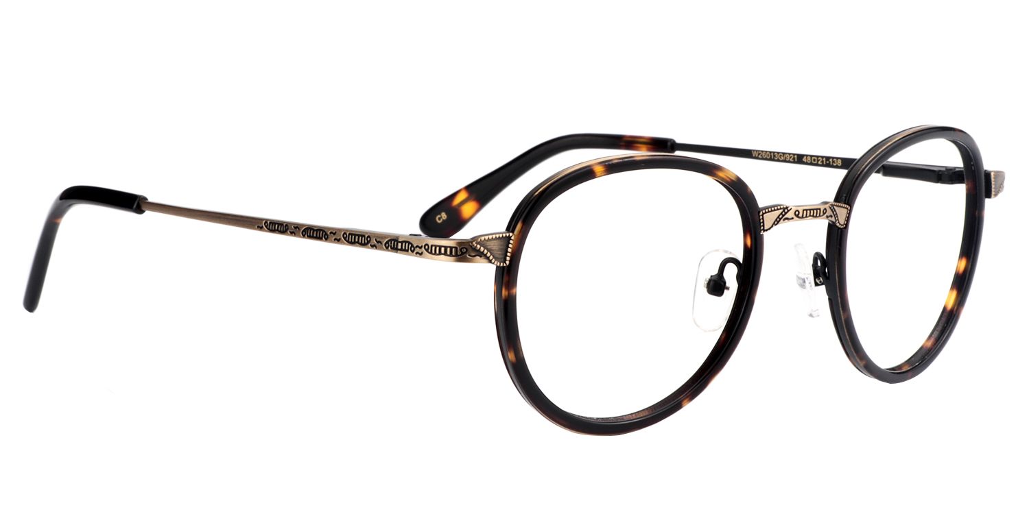 Round Tortoise Glasses | Zeelool Glasses2