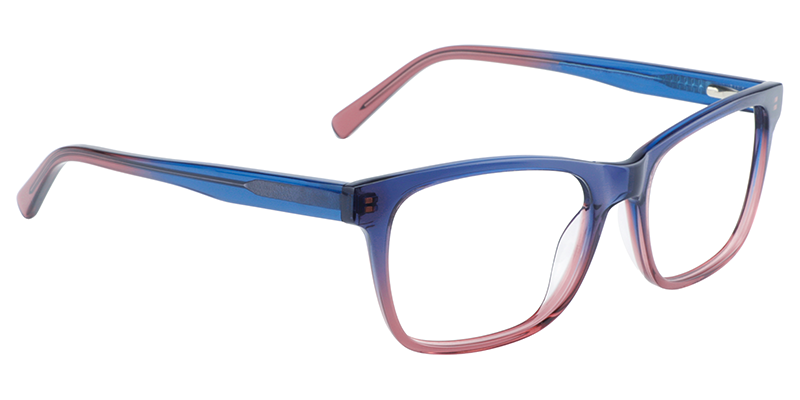 Rectangle Blue Glasses | Zeelool Eyeglass Frames3