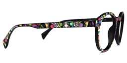 Street-Artist Purple-Floral Round Glasses2