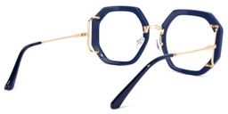 Mariah Geometric Dark-Blue Glasses4