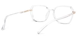 Gerry Geometric Clear Glasses4