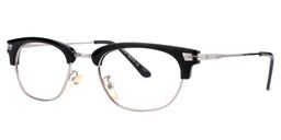 Adrian Rectangle Black Glasses3