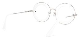Miranda Round White Glasses4