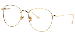 Laurel Round Gold Glasses3
