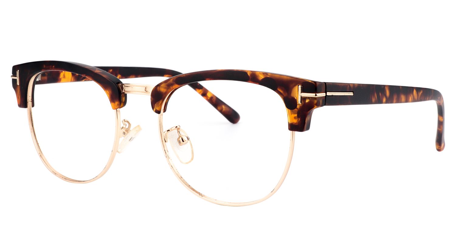 Browline Tortoise Glasses | Zeelool Glasses4