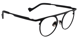 Baillie Round Black Glasses3