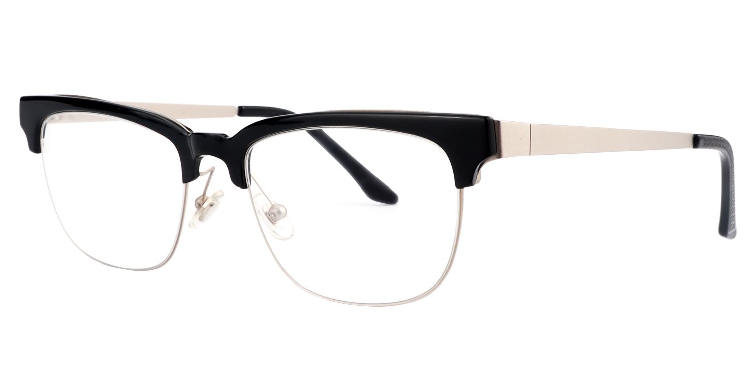 Rectangle Black Glasses | Zeelool Glasses2