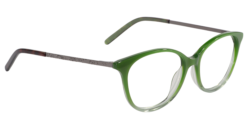 Oval Green Glasses| Zeelool Eyeglasses3