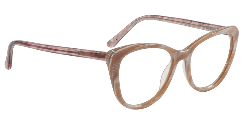 Cateye Brown Glasses | Zeelool Eyeglass Frames3