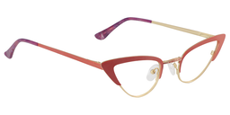 Mignon Cateye Living Coral Glasses3