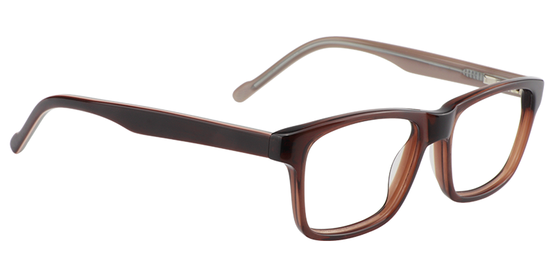 Oval Brown Glasses | Zeelool Eyeglass Frames3