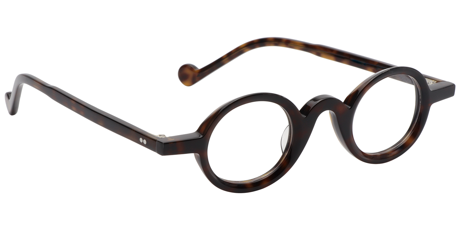 Aaron Round Tortoise Glasses | Zeelool Eyeglass Frames3