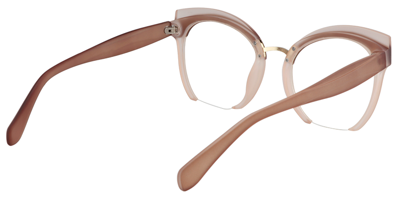Round Beige Glasses | Zeelool Optical Online5