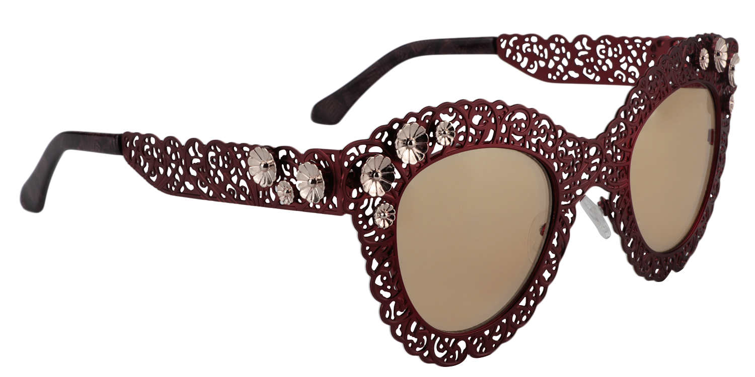 Cat-eye Red Sunglasses | Zeelool Sunglasses3