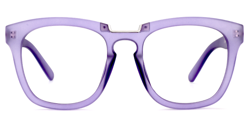 Rectangle Purple Glasses | Zeelool Eyeglasses Online0