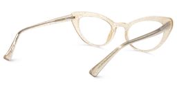 Evans Cateye Beige Glasses4