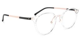 Peyton Round Clear Glasses2