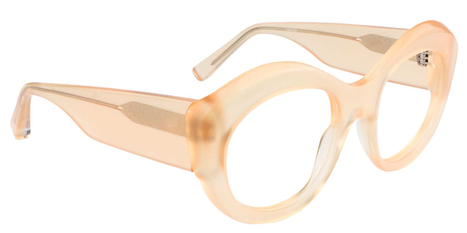 Cat eye Beige Glasses | Zeelool Glasses2