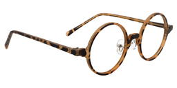 Calla Round Yellow Tortoise Glasses2