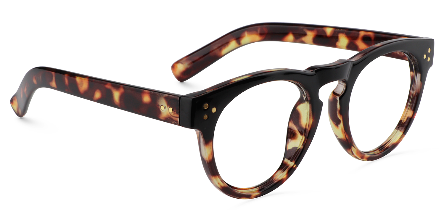 Round Tortoise Glasses | Zeelool Eyeglasses Online2